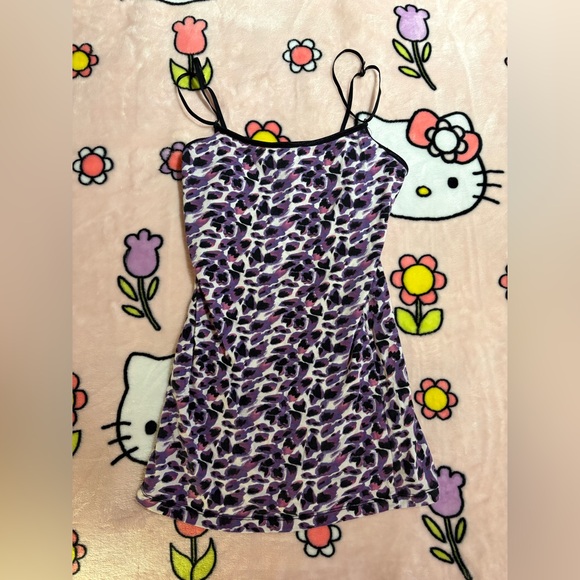 Wet Seal Tops - Y2K Fitted Purple & Black Tank Top
